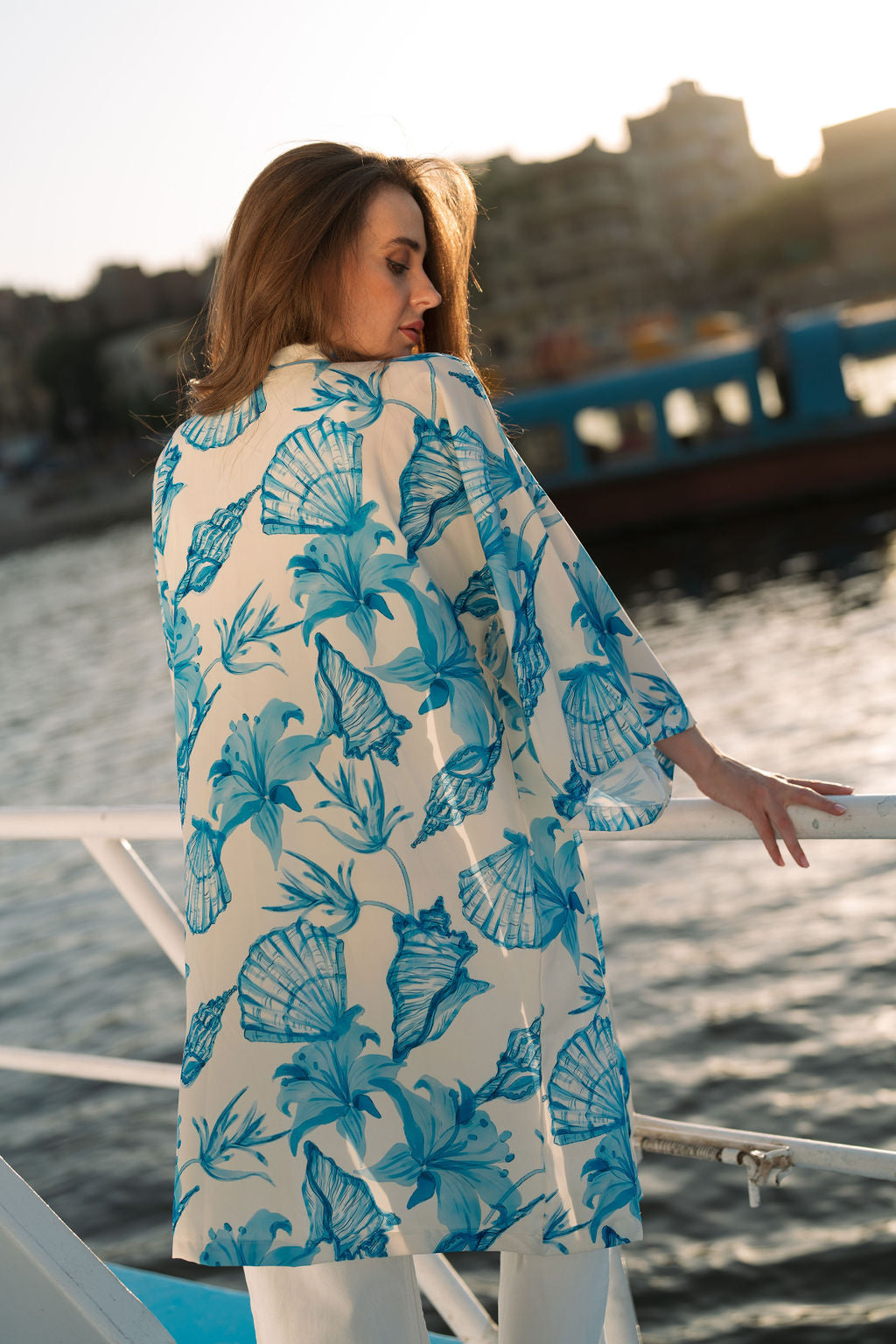 Kimono blue sea